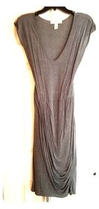Stretch knit drape style dress